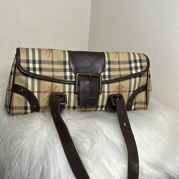 💯Authentic Burberry Haymarket Handbag🍀 - Picture 1 of 17
